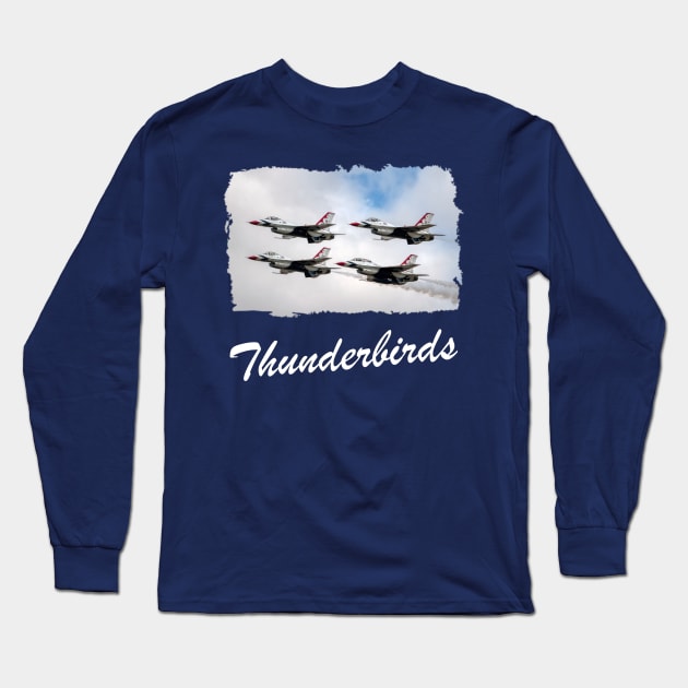 USAF Thunderbirds Long Sleeve T-Shirt by SteveHClark